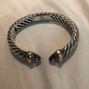 David Yurman amethyst 14k gold